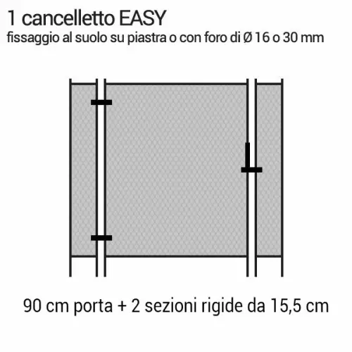 Cancelletto automatico EASY - Beethoven - Colori PREMIUM