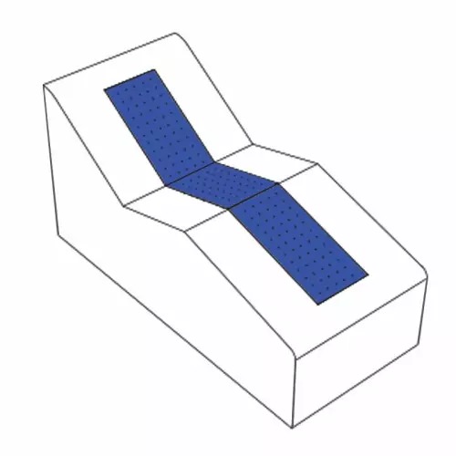 Piastra idromassaggio inox 316L per lettino PISA