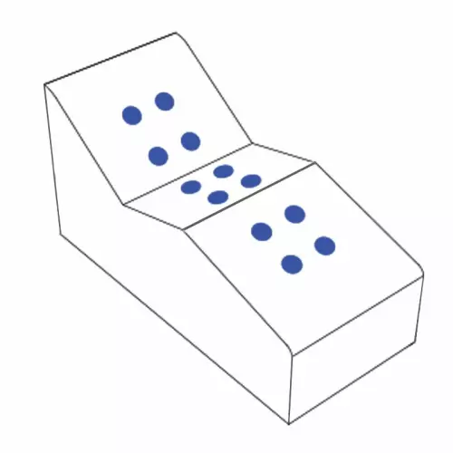 N°12 bocchette insufflaggio per lettino PISA