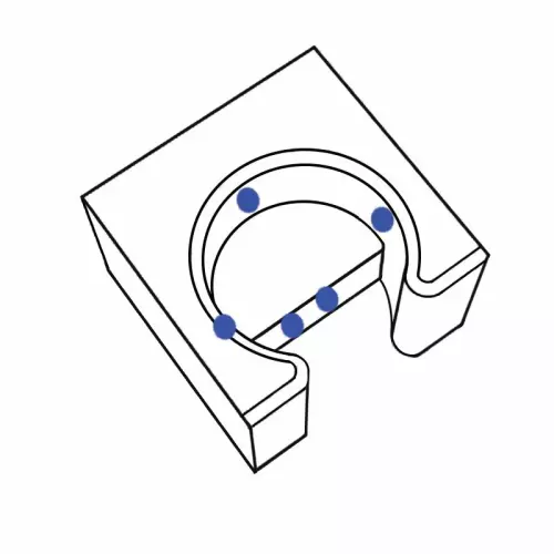 N°5 bocchette idromassaggio per imbotte SIENA