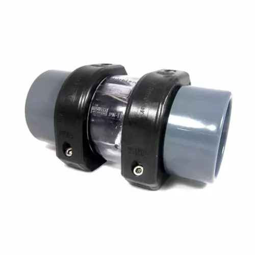 Valvola di ritegno con visore trasparente Ø 63 mm