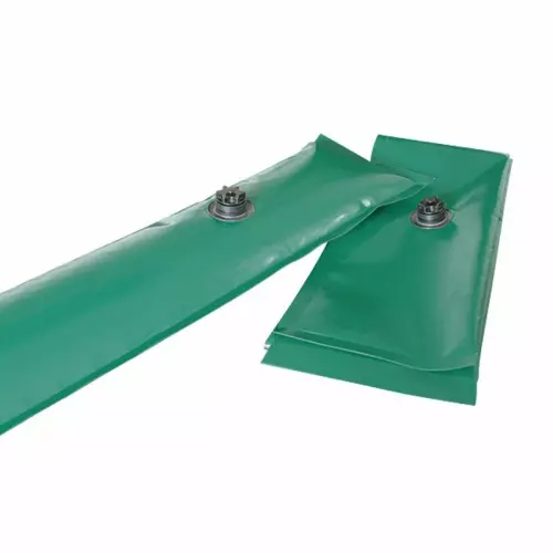 Salamotto in Pvc armato 600 gr/m² con tappo a pressione colore Verde opale