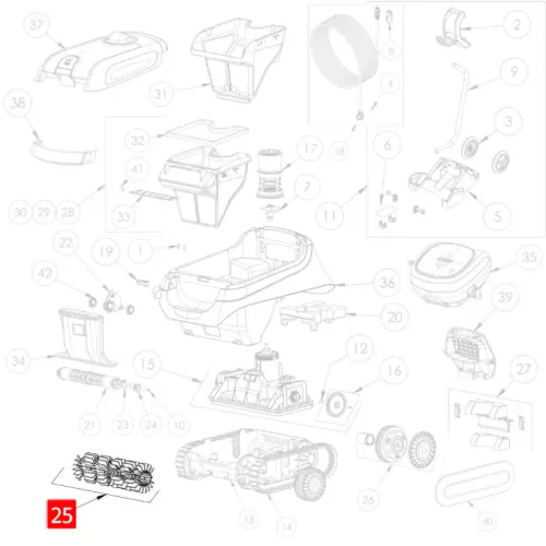 25_Spazzole CN Grigio chiaro (2 pezzi)
