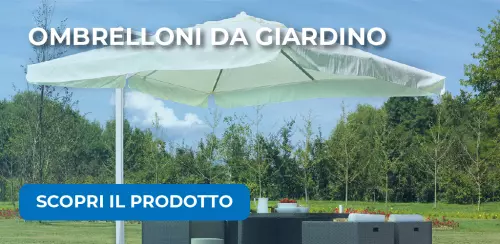 <b>Ombrelloni per piscina</b>, per ripararci nelle giornate piÃ¹ assolate. Disponibile in vari forme e dimensioni, con telo in vari colori