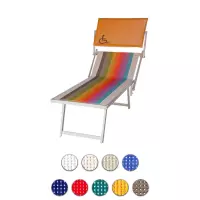 Lettino prendisole per soggetti con difficoltà motorie BLUMA, in alluminio