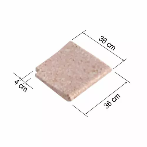 Bordo ANGOLO ROVESCIO 36 x 36 cm Rosa Provenza sabbiato antiscivolo per piscina