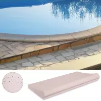 Bordo piscina sagomato ROSA PROVENZA SABBIATO antiscivolo