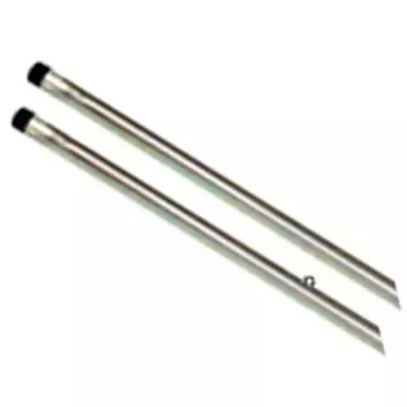 Coppia di pali indicatori di gara in acciaio 304