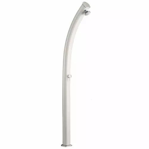 Doccia solare da giardino JOLLY CURVA 25 LITRI, in alluminio : Colore SABBIA