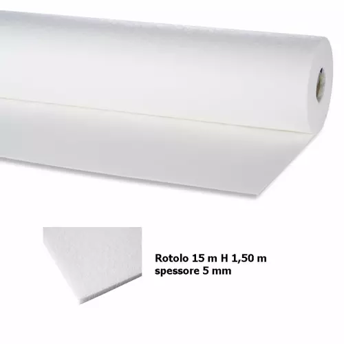 Tappetino di sottofondo Soft Walk per piscina : spessore 5 mm - Rotolo da 15 X h1,50 m - NON ADESIVO