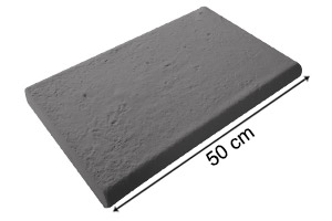 Bordo piatto grigio per piscina Canossa