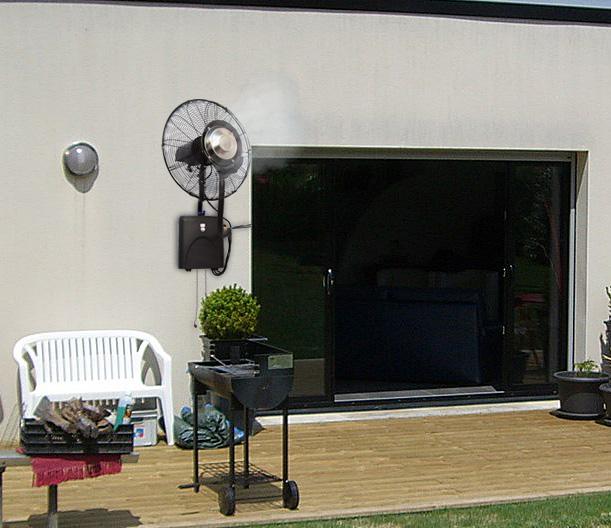 Ventilatore nebulizzatore montaggio a parete Fresh