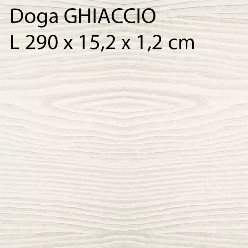 Rivestimento in legno composito WPC per esterni : Doga 290 x 15,2 x 1,2 cm - colore GHIACCIO