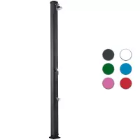 Doccia solare da giardino JOLLY S 25 LITRI in alluminio, con lavapiedi