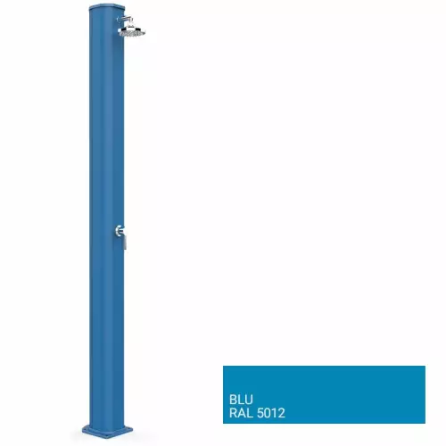 Doccia solare per piscina BIG JOLLY 40 LITRI, in alluminio : Colore BLU