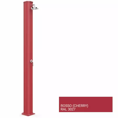 Doccia solare per piscina BIG JOLLY 40 LITRI, in alluminio : Colore ROSSO