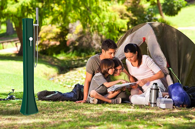 Doccia solare HAPPY GO 23 LITRI con doccetta mobile Doccia solare HAPPY GO 23 LITRI con doccetta mobile