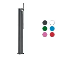 Doccia solare JOLLY GO 17,5 LITRI con doccetta mobile, in alluminio