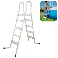 Scaletta PONTE in ferro per piscine fuori terra - varie misure
