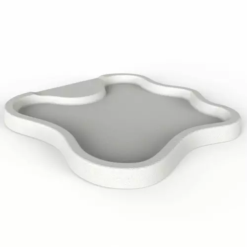 Piatto doccia LAKE autoportante e antiscivolo in polietilene  : Colore BIANCO