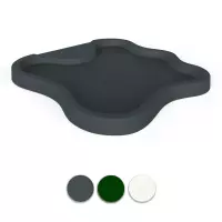 Piatto doccia LAKE autoportante e antiscivolo in polietilene 