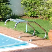 Snodo per ribaltamento scaletta piscina