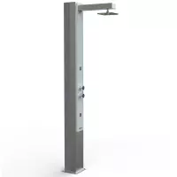 Doccia solare per giardino IGUAZU 30 LITRI in acciaio 316, con nebulizzatore