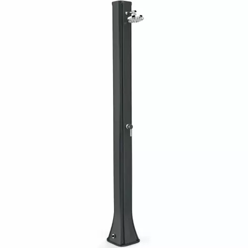 Doccia solare da giardino BIG HAPPY FIVE 40 LITRI, in polietilene : Colore ANTRACITE