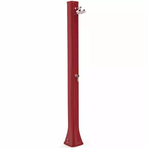 Doccia solare da giardino BIG HAPPY FIVE 40 LITRI, in polietilene : Colore ROSSO