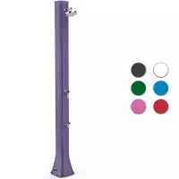 Doccia solare da giardino BIG HAPPY FIVE 40 LITRI in polietilene, con lavapiedi