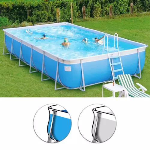 Piscina fuoriterra Technypools CALIFORNIA MAXI 1500 - 14,86x5,66 h1,25