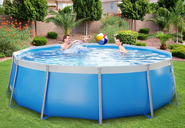 Piscina fuori terra rotonda MILOS 600 - &Atilde;&tilde;600 h130