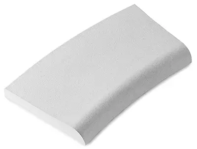 Bordo piscina CURVO r150 Roma Autentika Bianco