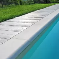 Bordo sagomato ROMA Autentika BIANCO per piscina