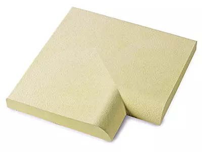 Bordo piscina ANGOLO INTERNO 40 x 40 Roma Autentika Giallo Sahara