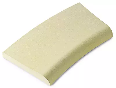 Bordo piscina CURVO r150 Roma Autentika Giallo Sahara