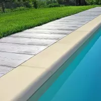 Bordo sagomato ROMA Autentika GIALLO SAHARA per piscina