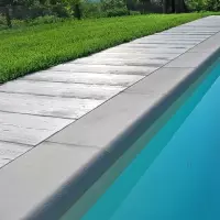 Bordo sagomato ROMA Autentika GRIGIO MIX per piscina