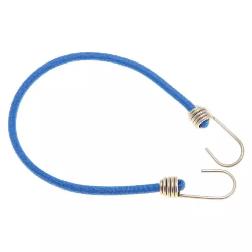 Corda elastica blu di 60 cm con terminali in metallo per coperture piscina