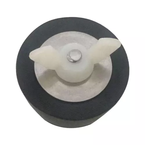 Tappo di svernaggio in caucciu a forma conica e vite a farfalla