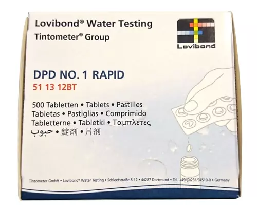 Pastiglie per analisi Cloro libero piscina DPD 1