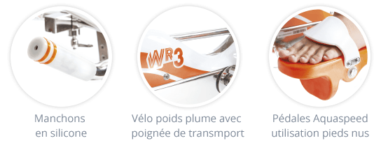 Cyclette family Bike per piscina WR3 Aquabike