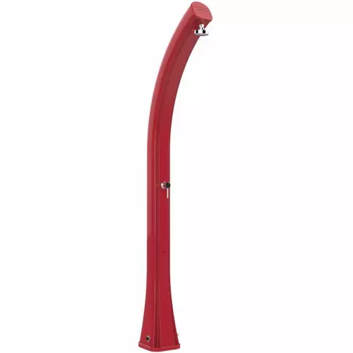 Doccia solare da giardino HAPPY XL 44 LITRI, in polietilene : Colore ROSSO