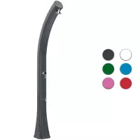 Doccia solare per giardino HAPPY XL 44 LITRI in polietilene, con lavapiedi