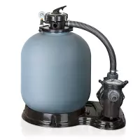 Gruppo filtrante GRE monoblocco a sabbia con prefiltro - da 4 a 10 m³/h