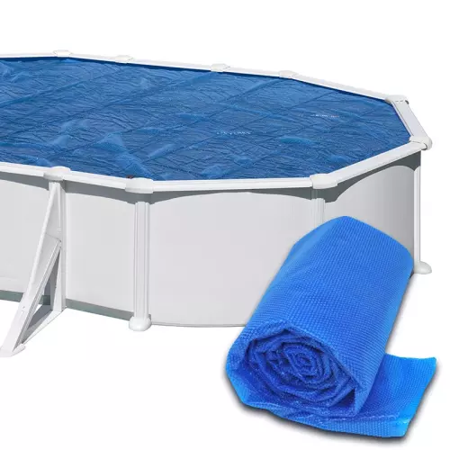 Copertura isotermica a bolle GRE per piscine a forma ovale
