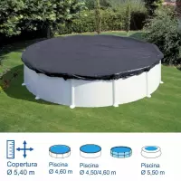 Copertura invernale in polietilene 120 gr/m² Gre Ø 5,40 m per piscine circolari