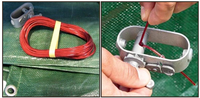 Cavo e crick per copertura invernale piscine azuro