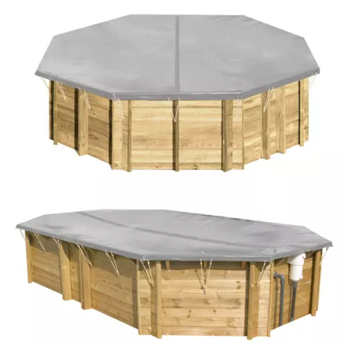 Copertura invernale in PVC 580 gr/m² per piscine BWT my POOL Odyssea, Tropic e Weva Ottagonali