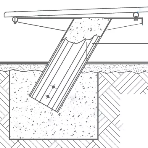 Basamento e Kit fissaggio per trampolino KANGURO